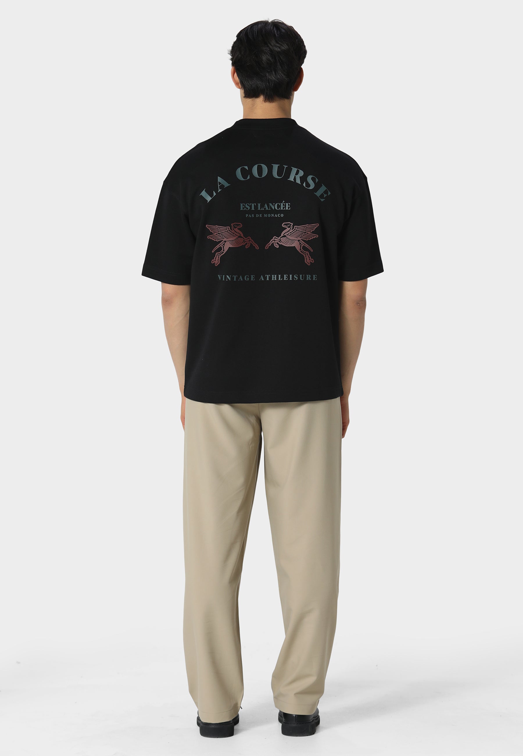 Pas De Monaco La Course Black T-Shirt